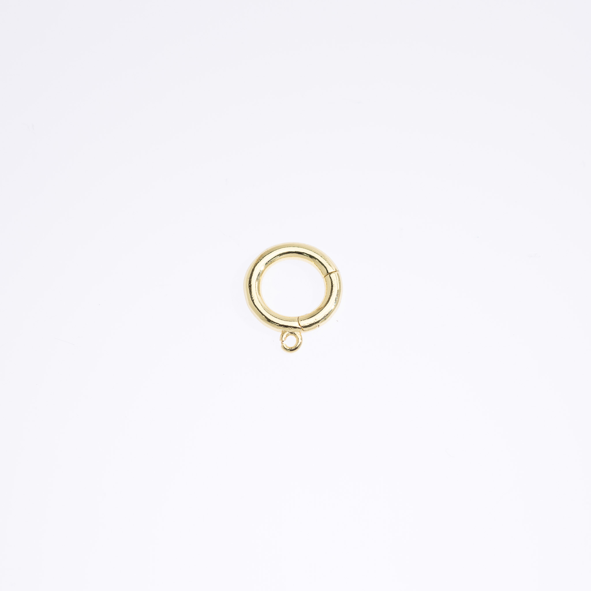 20654 Gold Circular Safety Clasp 